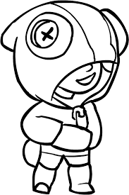Brawl Stars Para Colorear Leon Tiburon