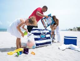 This clever beach towel doubles as a comfy chair cover and allows a cool way to keep your beach towel high and dry and out of the sand. Seasack A Beach Chair Backpack Gadget Flow