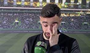 Bruno fernandes crying after europa league final loss#brunofernandes #bruno #manutd #europaleague. Bruno Fernandes Breaks Down In Tears In Sporting Lisbon Farewell Before Man Utd Transfer Mirror Online