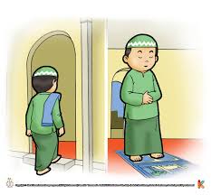 Saf sholat untuk wanita kartun dakwah islam islam muslim hijrah islam source: Masjid Kartun Anak Nusagates