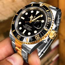 Luxury Watches On Instagram Rolex Submariner Two Tone With Black Dial Cop Or Drop 12 000 In 2020 Rolex Watches Luxury Watches For Men Rolex Watches For Men