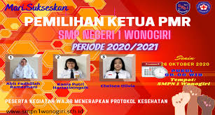 Check spelling or type a new query. Pemilihan Ketua Pmr Rajamadyasa Smp Negeri 1 Wonogiri Periode 2020 2021 Smp Negeri 1 Wonogiri