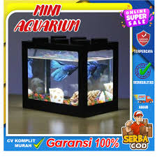 Ukuran aquarium cupang idealnya adalah sekitar 8 x 8 x 11 cm, jika untuk jenis. Harga Aquarium Kecil Terbaik Juli 2021 Shopee Indonesia