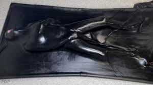 Wonderful Hot Rubber Girl in Full Encased in Black Latex Catsuit Enjoys her Vacuum  Bed Vacbed - Pornhub.com
