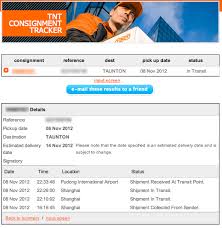 Tnt Tracking Track Tnt Express Shipment