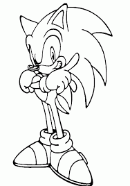 With the huge success of nintendo's mario, sega had to find a mascot. Sonic Coloring Pages Online For Free Coloring Home
