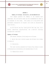 And in order the researchers know about their views, the researcher will conduct a survey on 22 feedback. Chapter 5 Summary Of Findings Conclusion And Reccomendation