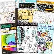 A blend of mandalas, realistic women faces, patterns, flowers, bunnies, eyes, and other random pages. Amazon Com Adult Coloring Book Bundle With 8 Deluxe Coloring Books For Adults And Teens Over 250 Stress Relieving Patterns Toys Games