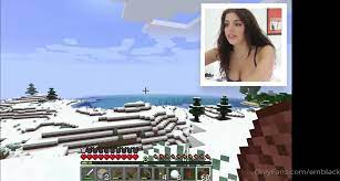Emily Black Playing Minecraft Topless - XXBRITS