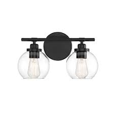 Duncan 1 light bath vanity, black, matte black shadeby golden lighting(4). Savoy House Carson 2 Light Bathroom Vanity Light In Matte Black Lightsonline Com