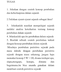 Contoh Konsep Perubahan Dalam Sejarah Sketsa