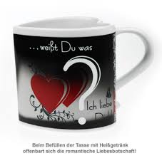 Der partner kann es erwidern, sich geschmeichelt fühlen oder erwartet es sich nicht. Zaubertasse Ich Liebe Dich Als Dreifacher Liebesbeweis