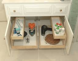 Organize your bathroom vanity using chic boxes with lids. Cheap Bathroom Cabinet Organizer Under Sink Ideas