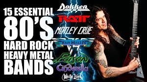 Top 15 essential 80s HARD ROCK & GLAM / HEAVY METAL bands!!! - YouTube