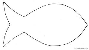(our dowels were 1/4 in. Fish Outline Coloring Pages Simple Fish Outline Bfree Printable Coloring4free Coloring4free Com