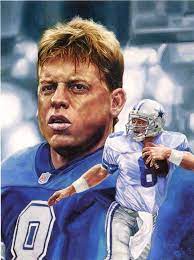 Troy Aikman Dallas Cowboys By Chris Hopkins Dallas Cowboys Nfl Dallascowboys Cowboynation Hallof Dallas Cowboys Funny Cowboys Football Nfl Football Art