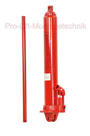 8t Hydraulic Cylinder Manual Stroke 490mm Engine Hoist Red T 00924 Pro Lift Montagetechnik