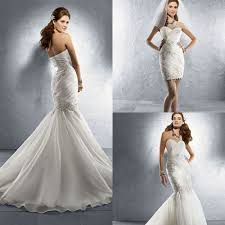A Mermaid Wedding Dress With Sweetheart Neckline And Detachable Bottom Descriptio Lace Mermaid Wedding Dress Mermaid Wedding Dress Convertible Wedding Dresses