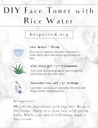 This can be used as a toner after you cleanse your face using a cotton ball. Rice Water For Skin Benefits How To Make Diy Rice Water Face Toner