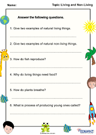 Edwayz Theworldaroundus Freeworksheets Science Evs Class 3 Grade 3 Livingnonliving Kidswor Living And Nonliving Worksheets Free This Or That Questions