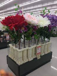 Cewor 24 heads artificial rose flowers bouquet silk flowers rose for home bridal wedding party festival decor (2 packs champagne and pink) 4.6 out of 5 stars 2,995. Hobby Lobby Huge Flower Stems Love Them Alice In Wonderland Flowers Event Decor Flowers
