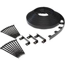 Flexible durable clean finished look garden. Vigoro 60 Ft No Dig Landscape Edging Kit 3001 60hd The Home Depot