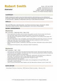 If you're ready to apply for your next role, upload your resume to indeed resume to get started. Abstractor Resume Samples Qwikresume