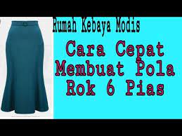 Check spelling or type a new query. Cara Cepat Membuat Pola Rok 6 Pias Youtube