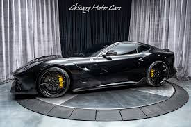 Look for a ferrari f12tdf for sale with low miles and the signature yellow color for the highest resale. Used 2017 Ferrari F12 Berlinetta Coupe Upgrades Carbon Fiber Novitec For Sale Special Pricing Chicago Motor Cars Stock 17136