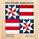 Pick & Paint: Barn Quilts
