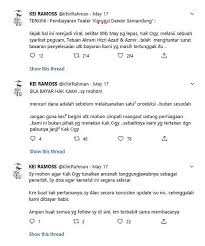 One case is a case that has a very clear facts, and another case has a very complicated facts. Myartis Com Myartis My Artis Khir Rahman Kesal Ogy Tangguh Lagi Bayaran Kak Ogy Janji Bayar 16 Mei