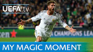 El central andaluz, protagonista de la final con su tanto en el minuto 93, emuló a raúl en la celebración mientras la afición blanca coreaba sus capotazos con olés. Sergio Ramos Goal Real Madrid V Atletico 2014 Uefa Champions League Final Youtube