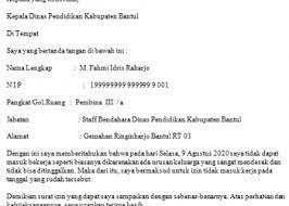 Surat ini biasanya diberikan beberapa hari sebelum atau pada saat hari. 20 Contoh Surat Izin Tidak Masuk Kerja Untuk Berbagai Keperluan