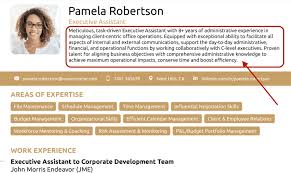 She is punctual, organized, efficient, and cooperative. Executive Assistant Resume Examples Guide For 2021