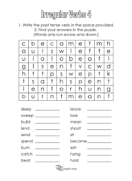 It was the 49th state to join the u. English Unite Irregular Verbs Word Search Puzzle 4