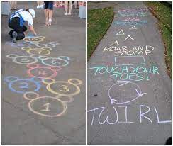 Lay your canvas drop cloth on the floor and smooth any wrinkles. Clever Ways For Kids To Play Hop Scotch Crafty Morning