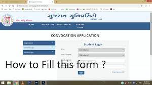 Application form for verification of mark sheet / degree certificate / transcript. How To Fill Online Form Of Degree Certificate Of Vnsgu University By The Real Things
