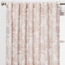84 X54 Charade Floral Light Filtering Curtain Panel Pink Threshold In 2020 Panel Curtains Curtains Cream Curtains