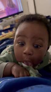 My first grandchild. His name is Kai and he’s 3 months. ❤️🥰👶🏾😍