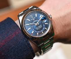 Rolex Steel And White Gold Bezel Sky Dweller Thoughts Omega Forums