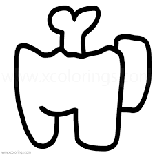 Among us coloring pages are based on the action game of the same name shop now merch & goodies from your favorite game : Among Us Dead Body Coloring Pages Xcolorings Com