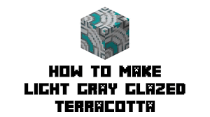 Minecraft Survival How To Make Light Gray Glazed Terracotta Youtube One chunk desert house : minecraft survival how to make light gray glazed terracotta