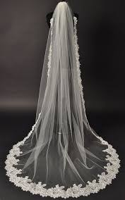 Cathedral Lace Veil Alencon Lace Bridal Veil Couture Bridal Veil Chapel Veil Wedding Veil Single Layer Veil Diamond Veil Style 228 Lace Cathedral Veil Lace Veils Bridal Wedding Veils Lace