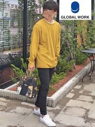 gaku global workのtシャツ カットソーを使ったコーディネート wear モデル tシャツ シャツ カットソー
