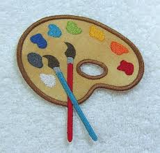 Bring your own sketch or image that you'd like to use! Artist Paint Palette Brush Fabric Embroidered Iron On Etsy Embroidered Patch Diy Embroidered Gifts Embroidered Patches