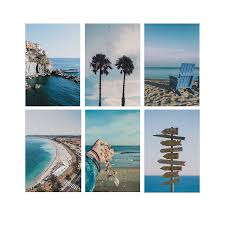Save 30% when you buy 3 or more prints! Beach Wall Art Set Of Six 11x17 Perfect Beach Decorations For Home Ideal Beach