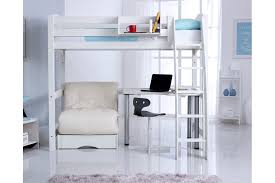 Australia's best range of affordable bed frames, bedside tables, drawers and much more. Scallywag High Sleeper With Chair Bed And Desk