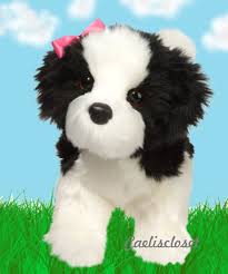Black And White Bulldog Stuffed Animal Douglas Poofy Black White Shih Tzu 10 Plush Stuffed Animal Puppy Dog Plush Dog Shih Tzu Shih Tzu Stuffed Animal