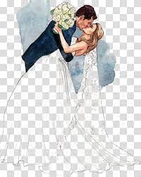 Bride And Groom Kissing Illustration Wedding Drawing Bridegroom Marriage Kissing Couple Transparent Background Png Cl Wedding Drawing Kiss Illustration Groom