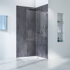 4 mm starkes sicherheitsglas (esg) für optimalen spritzschutz beim duschen in. 5 0 Freistehende Seitenwand Walk In Vigour